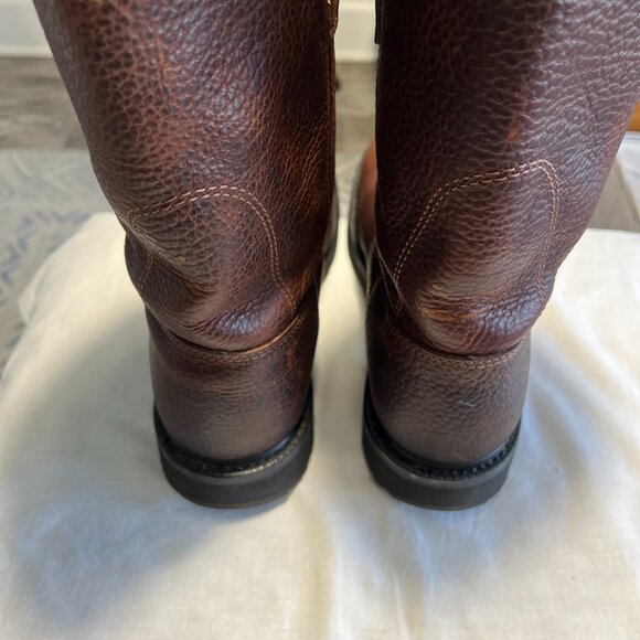 Wolverine Mens Steel Toe Boots Size 10 Leather Upper - Picture 5 of 10